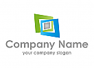 Coaching, Consulting, Rechtecke Logo