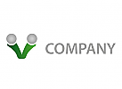 Zwei Personen, Menschen, Team, Coaching, Consulting, Logo