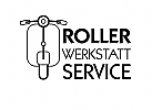 Roller Vespa Moped Werkstatt Logo