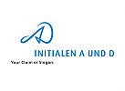 Initialen A und D, AD, DA