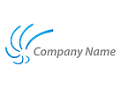 Zeichen, Zeichnung, Symbol, Spirale, blau, Logo