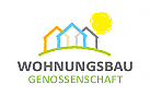 Zeichen, Signet, Logo, Wohnungsbaugenossenschaft, Immobilienmakler