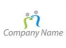 Zwei Personen, Paar, Menschen, Familie, Logo