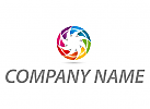 Zoom, Zeichen, Skizze, Video, Spirale, farbig, Logo
