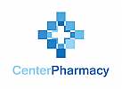 Apotheke, Arzt, kreuz, Medizin, Labor Logo