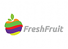 frisch, Obst, Apfel, Orange, Saft, saftig, colofrul, Scheibe,  <0rket, organische, Logo