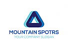 Berg, Berggipfel, Eis, Sport, Wandern, Alpen, Logo