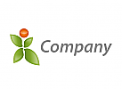 ko-Zeichen, Zweifarbig, Zeichnung, Symbol, Person, Bltter, Pflanze, Logo