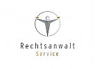 Zeichen, Signet, Logo, Rechtsanwalt, Waage