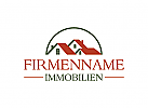 Immobilien, Makler, Bau, Logo