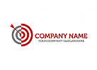 ziel, pfeil, Marketing, Werbung Logo