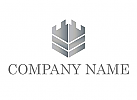 Immobilien, Turm, Immobilien, Bau, Logo