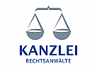 Waage Klammer Justiz Logo