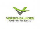 Buchstabe V Logo, Versicherung Logo, Immobilien Logo, Finance Logo