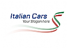 dynamische italienische Fahne