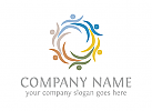 Gruppe Logo, Menschen Logo, Sozial Logo