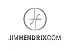 , Signet, Logo, Kreis, Linie, Buchstabe, H, J
