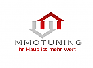 Zeichen, Signet, Logo, Haus, Immobilie, Pfeil, Consulting, Wertermittlung, Homestaging