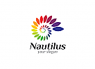 , Spirale, Nautilus, Farbspektrum, Regenbogen,  Druckerei, Copyshop, Marketing, Media bunt