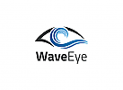 , Zeichen, Signet, Auge, Welle, Ozean, Meer, Optiker