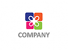 Geschenk Logo, Kreuz Logo, Laden Logo, Schachtel Logo