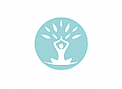 Zeichen, Signet, Symbol, Yoga, Meditation, Gesundheit, Logo