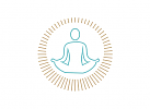 Zeichen, Signet, Symbol, Yoga, Meditation, Entspannung, Logo