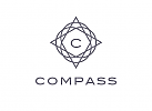 , Zeichen, Signet, Symbol, Kreise, Pfeilrichtung, Kompass, Logo