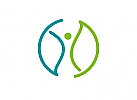 , Blatt, Natur, Mensch, Logo