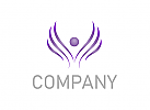 Kosmetik, Pflege, Massage, Schnheitssalon, Wellness, Florist, Logo
