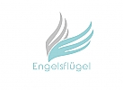 Zeichen, zweifarbig, Zeichnung, Flgel, Logo