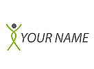 kologisch, Person in Bewegung, Physiotherapie, Logo