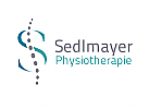 , Zeichen, zweifarbig, Physiotherapie, Praxis, S, Logo