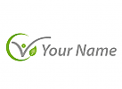 , ko-Medizin, Person in Bewegung, Pflanze, Blatt, Orthopdie, Chiropraktiker, Physiotherapie, Osteopathie, Logo