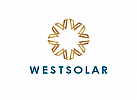 , Zeichen, zweifarbig, Signet, Sonne, Stern, Brillant, Gold, W, Logo