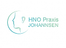 Zeichen, zweifarbig, Zeichnung, Kopf, HNO, Praxis, Logo