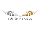 , Sonne, Strahlen, Adler, Flgel, Logo