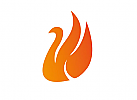 Zeichen, Zeichnung, Feuer, Flamme, Feuervogel, Phnix, Logo