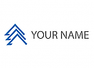 kologisch, Zweifarbig, Zeichen, Zeichnung, Drei Dcher, Huser, Immobilien, Dachdecker Logo