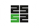 , zweifarbig, Signet, S, 2, 5, Logo, abstrakt