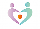 , Familie Logo, Herz Logo