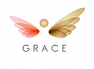 , Flgel, Mensch, Logo