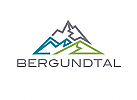 , Berg Logo, Linien Logo, Alpin Logo