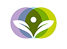 , Mensch Logo, Frauenarzt Logo, Arztpraxis Logo, Natur Logo