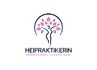 ko, Person, Mensch, Baum, Blatt, Bltter, Heilpraktikerin, Heilpraktiker Logo, Arzt Logos, Heilpraktiker