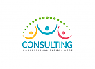 , Zeichen, dreifarbig, Signet, Symbol, Menschen, Team, Beratung, Consulting, Logo