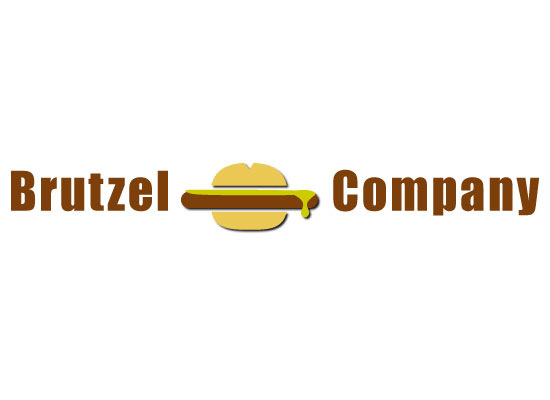 Brutzel - Logo fr Schnellimbiss