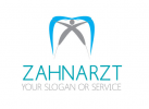 Zahn mit einer Person - Zahnarzt Logo