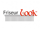 Friseur, Logo mit Kamm