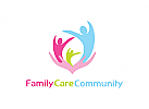 Logo, Pflege, Familie, Gesundheit, Mutter, Kind, Vater, Hnde, Betreuung